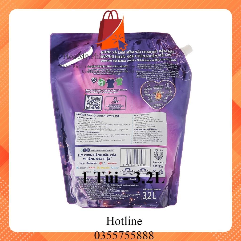 Nước Xả Vải Comfort Túi Nước Hoa Thiên Nhiên