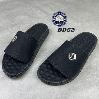 Dép Da Nam Đế CaSu khâu POMAN