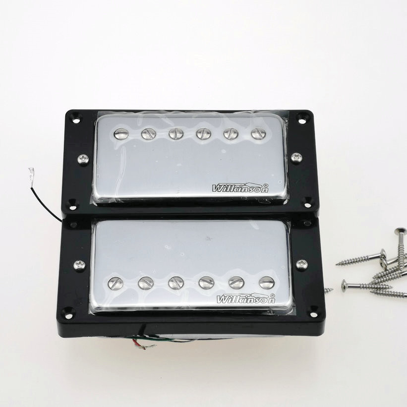 HR- (Bản gốc mới) -Điện Guitar Pickup Vỏ Chrome 4C Dây Wilkinson LP Pickups Humbucker Gốm sứ