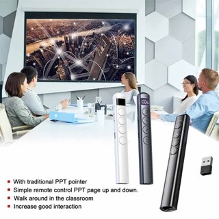 Wireless USB Presenter Clicker for Powerpoint Presentation Pointer PC Laptop PPT Remote Pen
