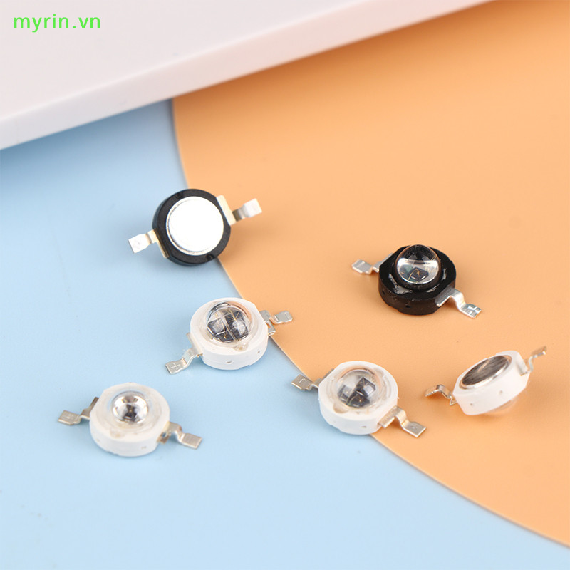 Myrin 3W UV Tím Bóng Đèn LED Tia Cực tím Chip Đèn 365nm 375nm 380nm 385nm 395nm 400nm 405nm 410nm 420nm 3W Đèn công suất cao VN