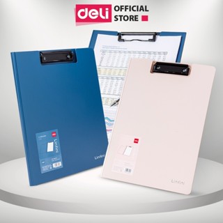 [VPP DELI] Bìa Trình Ký Nhựa A4 Deli Đôi Bìa Kẹp Nhựa Giấy Tài Liệu Kẹp Hồ Sơ A4 Hai Mặt, Màu Pastel Học Sinh Văn Phòng