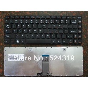 Bàn Phím Laptop Lenovo G480 G480A G485A US Layout Màu Đen
