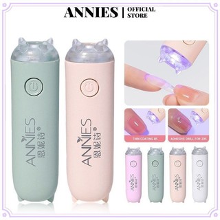 Annies cầm tay mini uv đèn flash chữa đèn móng tay chữa di động có thể sạc lại uv đèn led chuyên nghiệp uv led đèn móng tay mini đèn pin bút