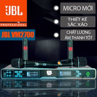 MICRO JBL HARMAN VM2700 Đèn Led, Âm Thanh Trong Trẻo Và Trυng Thực, Chống Hú Rít, Nhiễu Nền, Cảm Biến Tự Ngắt