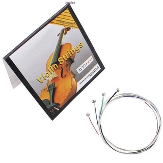 Dây đàn violin lyndon av10, bạc niken 4 / 4 3 / 4 1 / 2 1 / 4 1 / 8 dây đàn fiddle, phụ kiện đàn violin e-a-d-g dây đàn cello thay thế lõi thép