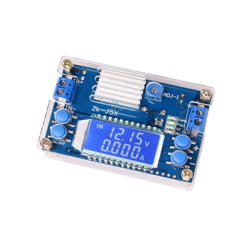 [Có sẵn] [Rẻ vô địch] ZK-J5X Mạch giảm áp Buck DC-DC 5A có hiển thị LCD - thegioimodule