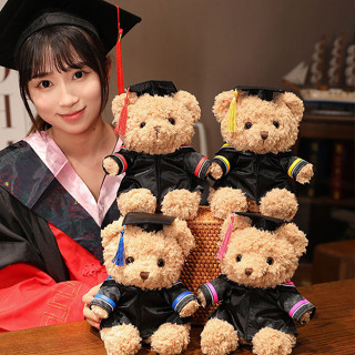 ✈️✈️Phim hoạt hình Tiến sĩ Gấu Cử Nhân Búp Bê Sang Trọng Gấu Bông Búp Bê Rag Búp Bê Đáng Yêu Tiến Sĩ Đồ chơi búp bê gấu Đồ dùng quà tặng tốt nghiệp dành cho sinh viên