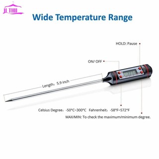【UTHU】Food Thermometer Temperature Bread Candy Thermometer Instant Read Digital