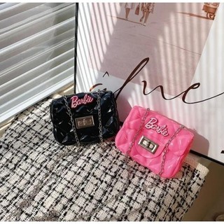 Túi nhựa mini barbie - túi mini đeo chéo nhựa sili.cone xinh xắn hàn quốc cho mẹ và bé