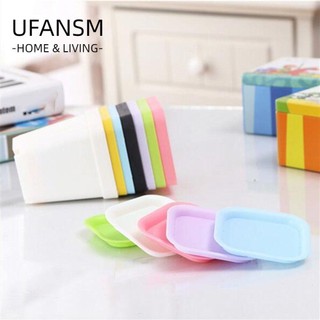 Chậu cắm hoa mini UFANSM bằng nhựa nhiều màu sắc trang trí sân vườn