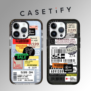Casetify Nhãn tiếng Anh Nhãn dán Ốp điện thoại TPU lấp lánh cho iPhone 15 Pro Max 14 ProMax plus 13 12 12Pro 12PM 11 Vỏ bảo vệ điện thoại chống sốc Vỏ bảo vệ điện thoại di động