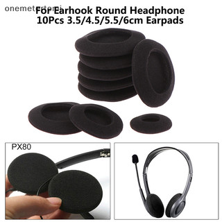 Onemetertomj 10 Chiếc Đệm Tai Nghe Bọt Dày Đệm Tai 3.5 / 4.5 / 5.5 / 6cm Cho Tai Nghe Tròn EN