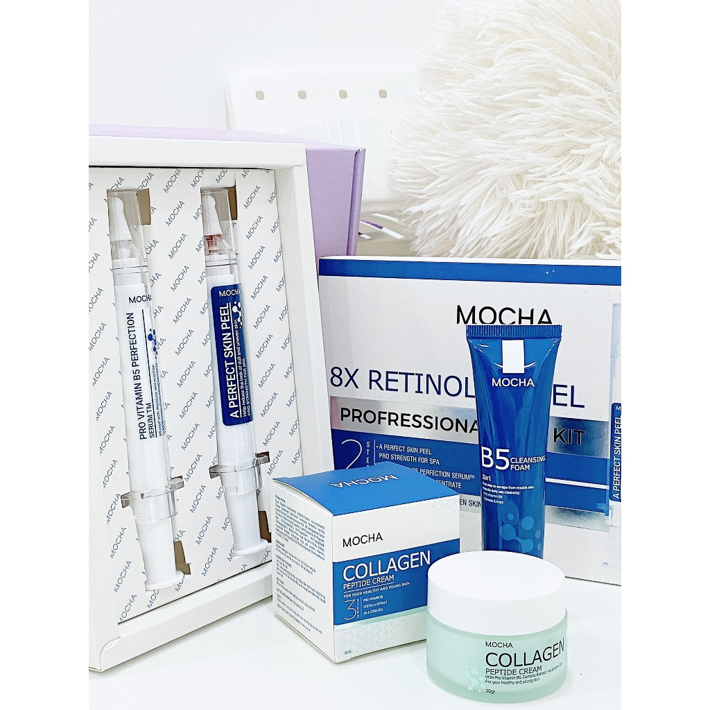 Retinol Mix Peel Mocha Peel Da Siêu Vi Tảo