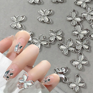 Ur SUGAR 5 Cái / bộ Charm Móng Tay Bướm Kim Cương Giả Trang Trí Móng Tay 3D DIY Nail Art Phụ Kiện