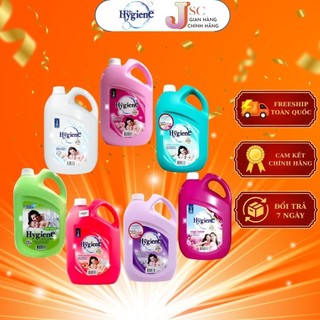 Nước xả vải hygiene green natural siêu đậm đặc thái lan can 3500ml ! ..,