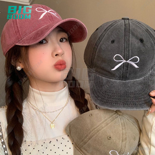 Blogger Hàn Quốc Đề Nghị Mũ Nữ Thời Trang Influencer Nơ Thêu Mũ Bóng Chày Xuân Hè Phiên Bản Hàn Quốc Mũ Rửa