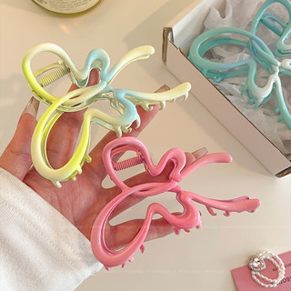 Kẹp tóc bướm chuyển màu mới, Kẹp cá mập tươi và ngọt ngào cho mặt sau đầu, đa năng cho bé gái khi đi chơi