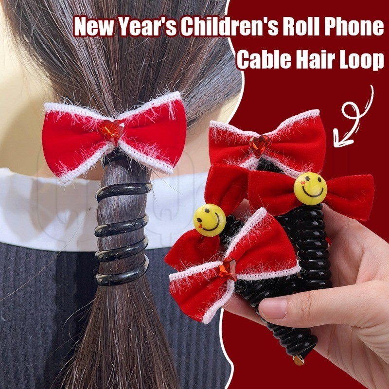 Dây Buộc Tóc Nơ Pompom