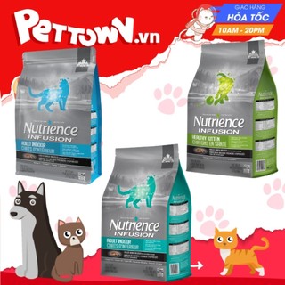 Thức ăn dạng hạt cho mèo mọi lứa tuổi nutrience infusion indoor 500g/ 2.27kg/ 5kg