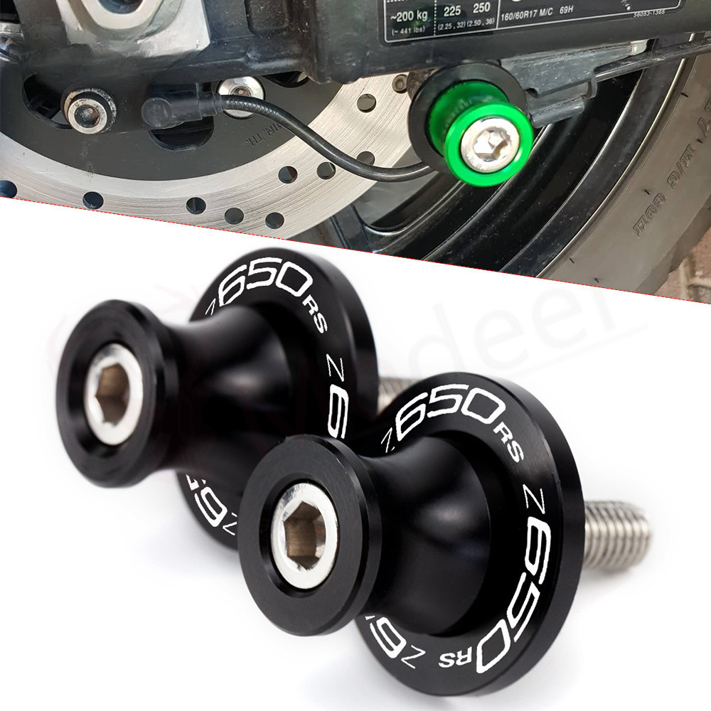 1 Cặp Cho Kawasaki Z650RS Z 650 Z650 RS 2022 Xe Máy Xoay Cánh Tay Ống 8MM Đứng Vít Z 650RS CNC Nhôm 