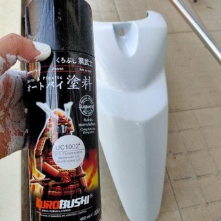 Sơn xịt Samurai nền huỳnh quang trắng - UC1002