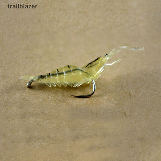 Trailblazer 1 tôm mềm có móc 1.3g4cm sâu mềm tôm giả đường chạy mồi giả bionic mồi câu cá mồi warbler mồi mềm mồi warbler bass mồi câu cá mới
