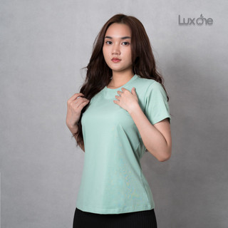 Luxone-Áo thun nữ cổ tròn basic kết hợp đa phong cách