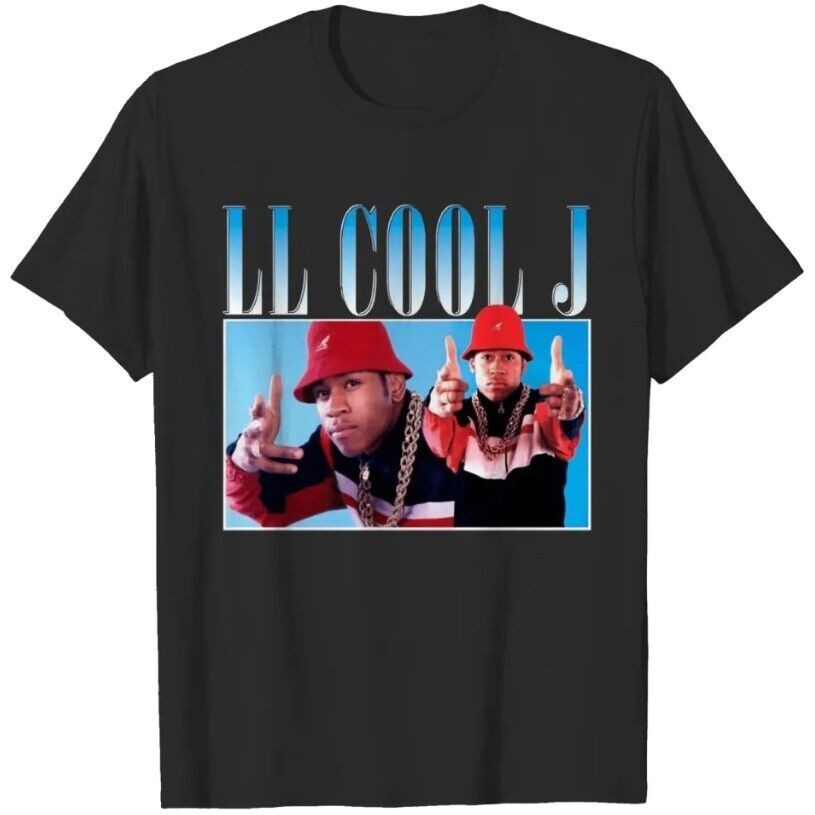 2024 bánh quế cho bạn bè Retro Ll Cool G Áo thun Rap Hip Hop Unisex Áo thun ngắn tay tất cả các kích