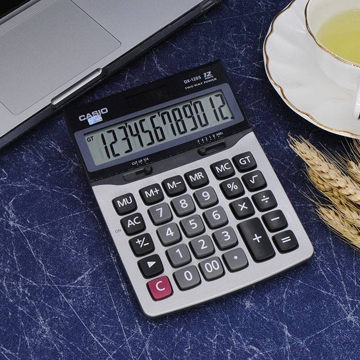 Máy tính Điện tử Bàn tính Casio Nhỏ Máy tính Casio Màn hình lớn Năng lượng mặt trời GX MX DX-120S Má