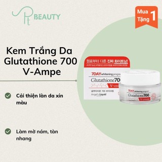 Kem Trắng Da 7day Whitening Program Glutathione 700 V-Ampe