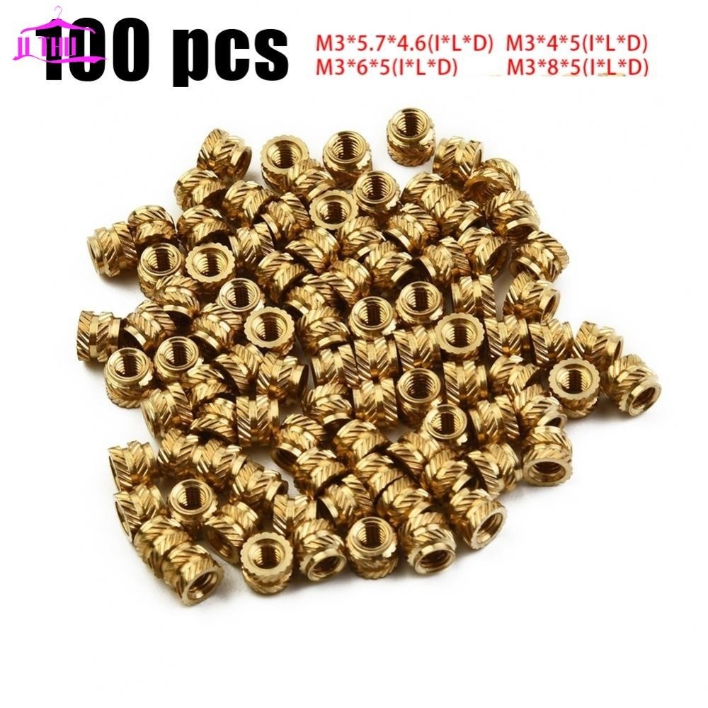 【UTHU】Threaded Insert For 3D Printer Hardware M3 Nuts Self-clinching Nut Copper Nuts