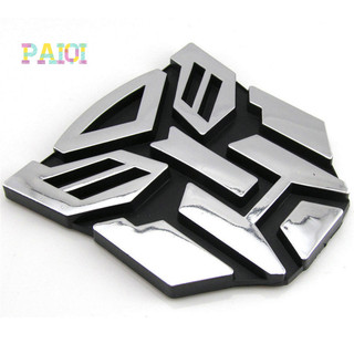 [PAIQI] 3D Logo Bảo Vệ Autobot Biểu Tượng Huy Hiệu Đồ Họa Decal Dán Xe Ô Tô MỚI