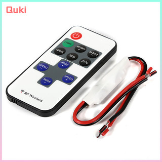 Bộ điều khiển từ xa không dây 12V RF Bộ điều chỉnh độ sáng cho dải đèn LED Mini Mới Tốt