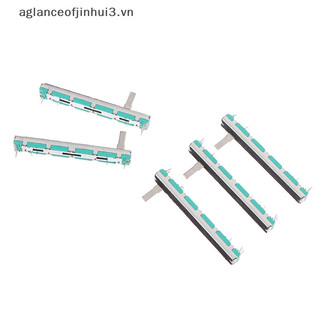 ~ afhvn ~ 5 chiếc đôi 75mm thẳng trượt điện áp b103 trộn fader b10k.