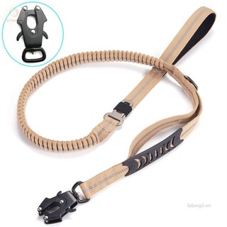 Dây xích chó Bungee đàn hồi cho chó cỡ vừa Dây xích hấp thụ sốc hai tay cầm