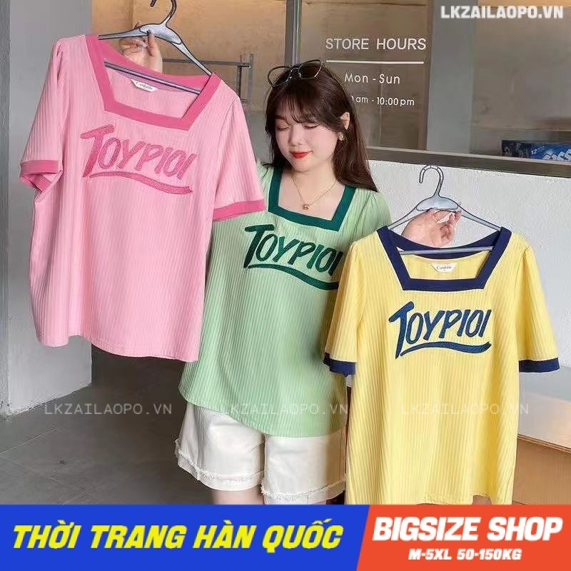Áo thun nữ tay ngắn Bigsize Áo phông kiểu form rộng cổ tròn in hình mùa hè Phong Cách hàn quốc đẹp Thanh Lịch cho nữ