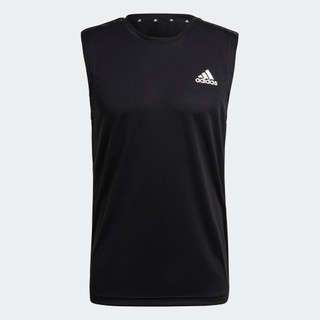 adidas Tập luyện Áo Tank Top Thể Thao 3 Sọc AEROREADY Designed To Move Nam Đen GM2130
