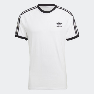 adidas Phong cách sống Áo Thun 3 Sọc Classics Adicolor Nam trắng GN3494