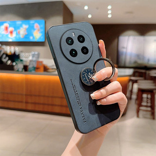 Sang Trọng Nhẫn Đứng Dành Cho Oppo Realme GT 5 GT5 Pro Neo 2 3 5 SE 5SE Da Chống Sốc Bảo Vệ Mặt Sau Vỏ Điện Thoại Di Động Có Giá Đỡ Chân Đế
