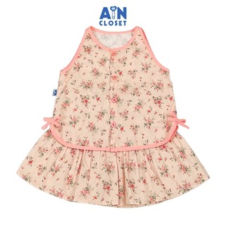 Bộ quần áo Ngắn bé gái họa tiết Hoa Nhí Quần Xòe Hồng cotton - AICDBGKY0TFD - AIN Closet