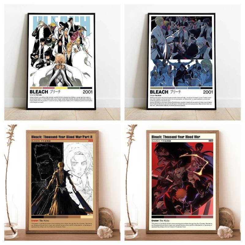 Bleach Manga Giấy dán tường poster In Anime Album Bìa Tác phẩm nghệ thuật