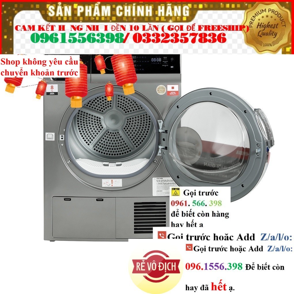 >> CH TD-K90MEV(SK)  - Máy Sấy Ngưng tụ Toshiba 8 kg TD-K90MEV(SK) <>