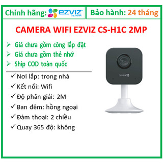 Camera ip wifi 2mp ezviz h1c; 24t