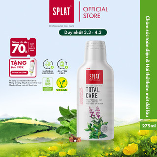Nước Súc Miệng SPLAT Total Care Professional series Chiết Xuất Vỏ Cây Mộc Lan Thúc Đẩy Nướu Khỏe, Loại Bỏ Mùi Hôi 275ml