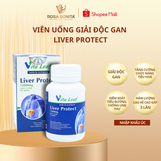 Viên uống giải độc gan Liver Protect làm mát gan tăng cường chức năng gan lọ 60 viên Rosa Bonita