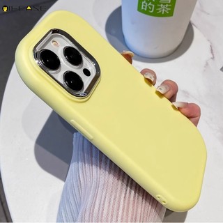 Dành Cho OPPO A17 A17K A16 A16s A2 A1 Pro A1x Ốp Điện Thoại ins Hình Bầu Dục Dễ Thương Mạ Tròn Kẹo Màu Trơn Mờ Mờ Trơn Đơn Giản Vỏ Silicon Mềm