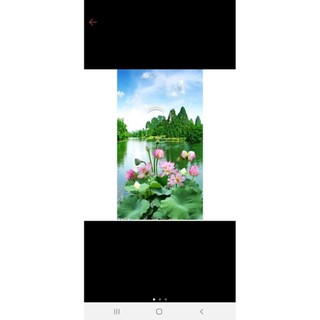 Tranh dán tường theo yeu cầu ngang 32 cao 52 không viền,