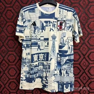2024-25 nhật bản jingdong blue tùy chỉnh áo bóng đá s-2xl phiên bản quạt