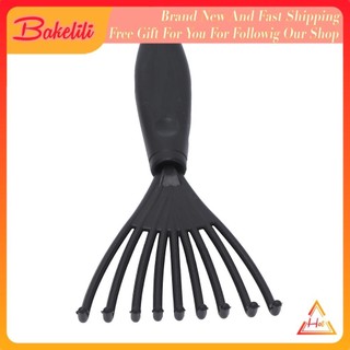 Bakelili Dụng cụ cào bằng nhựa cào tóc Cleaner Dirt Remove Brush Tool cho Salon Black